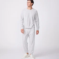 MONROW Raglan Sweatshirt HEATHERGREY Sale